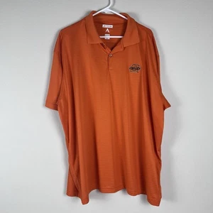 Antigua Shirt Mens XXL Oklahoma State University Cowboys Orange S/S Golf Polo - Picture 1 of 8