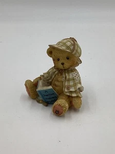 Cherished Teddies Sherlock 163481 ~ 1995 Good Friends Are Hard To Find - Picture 1 of 7