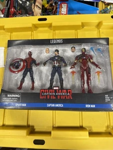 Figura de acción Marvel Legends Series Capitán América Guerra Civil paquete de 3, HSH - Imagen 1 de 2