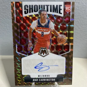 BUB CARRINGTON 2024-25 MOSAIC SHOWTIME ROOKIE BRONZE PRIZM RC AUTO /49 - Picture 1 of 3