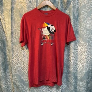 Red Enjoi Herren T-Shirt Medium Panda Cart - Bild 1 von 6