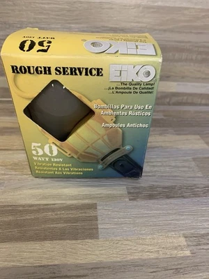 Eiko Rough Service Bulb Vibration Resistant 50 Watt 130V Lamp - Includes 2 Bulbs - Image 1 of 4