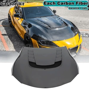 Carbon Front Motorhauben Lufteinlass Entlüftung für Toyota Supra A90 MK5 2020-22 - Picture 1 of 16