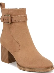 Zodiac Rexx hellbraune Damen-Stiefeletten aus Kunst-Wildleder mit Blockabsatz Größe 5M. 3505-1 - Bild 1 von 1