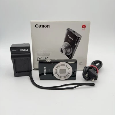 Canon IXUS 185 Schwarz - Kompakte Digitalkamera - 20 MP - Getestet - Bild 1 von 4