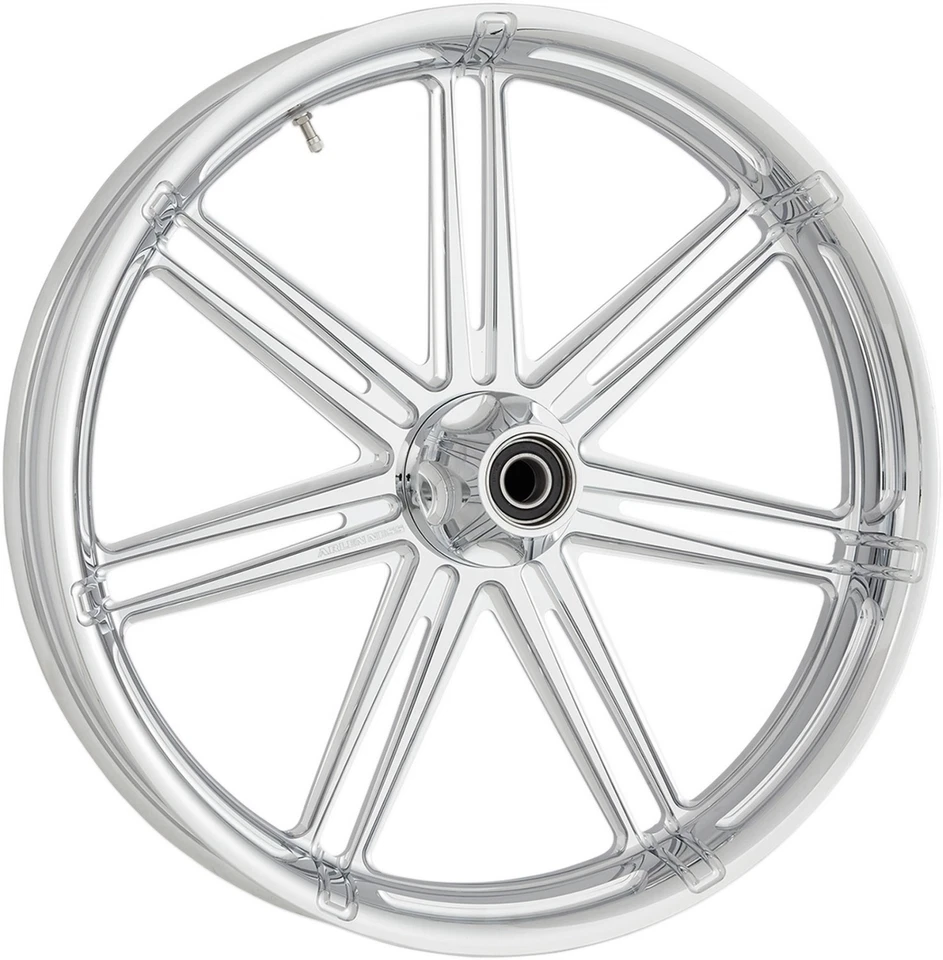 Arlen Ness 21" x 3.5" 7-Valve Forged Chrome Front Wheel w/Hub (10302-204-6008) - Imagem 1 de 1