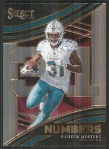 2023 Select Select Numbers #NMB-RMO Raheem Mostert Miami Dolphins TW1195 - Bild 1 von 2