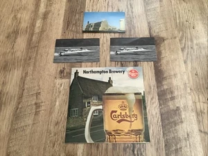 Carlsberg Lager - Northampton Brewery Info Sheet Post Cards Great Rare See Pics - Picture 1 of 22