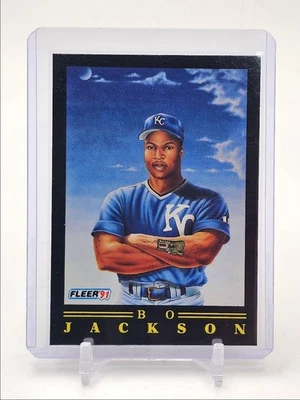 BO JACKSON 1991 FLEER ILUSTRACIONES BÉISBOL REALEZA #5 B Q0M-531 Foto 1 de 2