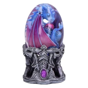 Nemesis Now Elemental Dragonlings - Water 11cm - Gothic Dragon Decor Ornament - Foto 1 di 7