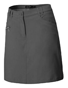 JRB Golf Ladies Dry Fit Team Golf Skort BLACK Combined Skirt & Shorts 10-18 New
