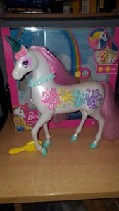 Barbie - Dreamtopia Brush 'N Sparkle Einhorn - mit Bürste - Licht und Ton - TOP - Bild 1 von 8