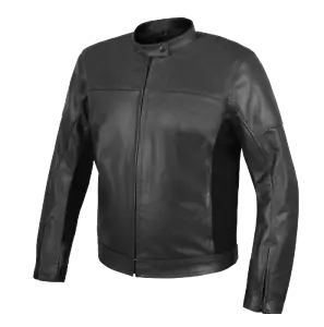 giacca moto uomo rebell streetfighter pelle con protezioni omologate CE nero m - Afbeelding 1 van 4