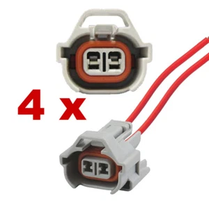 Connecteurs d'injection de carburant - NIPPON DENSO avec câble (4 x fiche d'i... - Foto 1 di 3