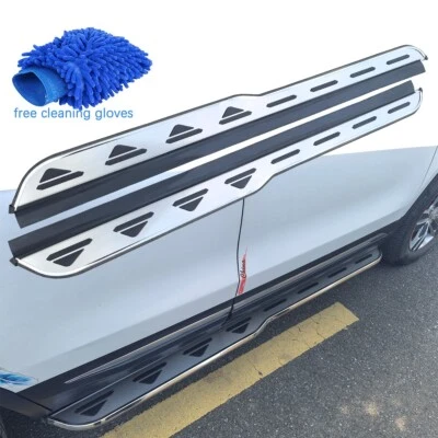 2Pcs fits for Audi Q7 2009-2015 Running Boards Side Step Nerf Bars Protector - Imagem 1 de 4