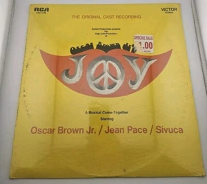 Joy Original Cast Recording Musical Vinyl ~ Sealed ~ 1970 Oscar Brown Jean Pace - Picture 1 of 12