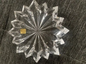 Kristall Bleikristall Stern Teller Weihnachten Christmas 18cm Neuwertig - Bild 1 von 2