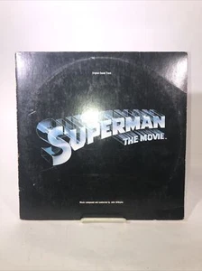 Superman The Movie Original Sound Track 1978 Warner Bros Vinyl Record Album - Foto 1 di 11