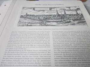  Stadt Essen Archiv 2020 Stadtansicht Essen 1581 Braun un d Hogenberg - Bild 1 von 1