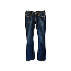 True Religion Damen Vintage Y2K Low Rise Dunkelblau Jeans Damengröße 28 - Bild 1 von 5