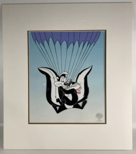 Pepe Le Pew "Taking the Leap" 1998 Serigraph Cel - Limited Edition Sericel - Picture 1 of 5