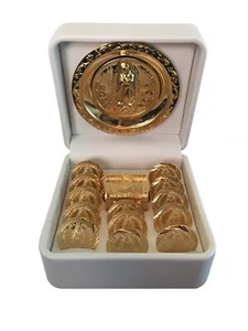 Arras de Boda - Monete Unità Cerimonia Matrimonio - Fatte a Mano Arras Wedding Coins... - Foto 1 di 4