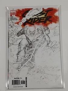 GHOST RIDER #1 MARC SILVESTRI SKETCH VARIANT COVER 💥UNTOUCHED 💥MARVEL 2006 - Picture 1 of 7