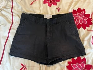 Calvin Klein Regular Fit Cotton Blend Chino Shorts - Black - Size M - Picture 1 of 11