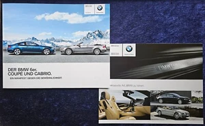 BMW 6er Coupe und Cabrio Prospekt 2.2009  dazu den Individual Farbprospekt - Bild 1 von 9