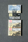 *NEW* Lot of 3 Sealed MAXELL XL-II Type II 100 Minute Cassette Tapes
