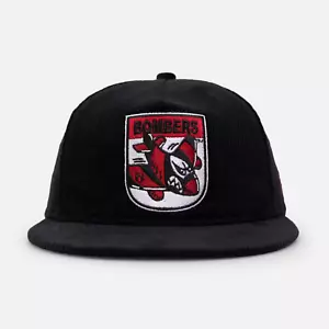 Essendon Bombers Retro Badge New Era Corduroy Golfer Hat Cap Adult Snapback New - Picture 1 of 6