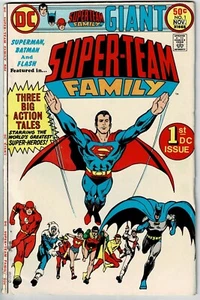 🔥Super-Team Family #1 FN+ 6.5 DC Comics Bronze Age Neal Adams Art 1975 U-4 - Picture 1 of 2