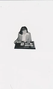 Cut-out Attractive Young Lady Smiling Looking Snapshot Album now Special Object - Picture 1 of 4