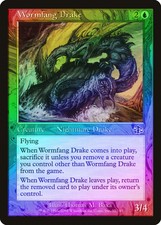 Wormfang Drake FOIL Judgment NM Blue Common MAGIC THE GATHERING CARD ABUGames
