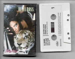 DIANA ROSS  -  EATEN ALIVE -CAPITOL RECORDS - 1985 CASSETTE - USED #CA30 - Picture 1 of 2