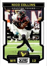 Nico Collins 2023 Score Football - #7 - Houston Texans