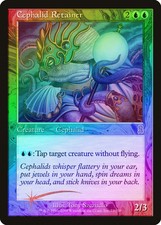 Cephalid Retainer FOIL Odyssey HEAVILY PLD Blue Rare MAGIC MTG CARD ABUGames