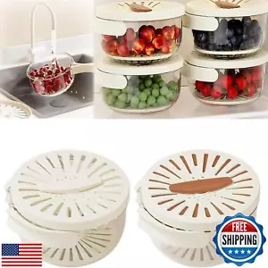 2 in 1 Drainer, Multifunctional Fruit and Vegetable Washing Bowl, 2025 New Fr - Picture 1 of 5