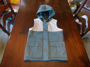 Burton Boys Large Western Style Hooded Vest Shell Excellent Pre Owned Condition - Picture 1 of 9