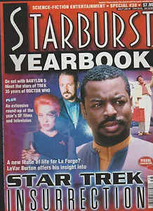 Starburst Magazine Special #38 1998 Star Trek Doctor Who Levar Burton - Imagen 1 de 1