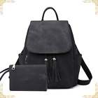 Luxury Leather Womens Crossbody Backpack Stylish Designer Anti-theft Travel Bag