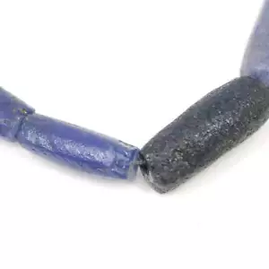 Krobo Perlen Puderglas blau Ghana - Bild 1 von 7