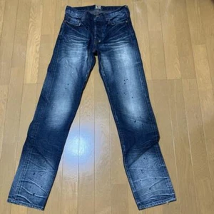 PRPS Denim Pants Dark Blue Distressed Back Pockets W30 / Inseam 82cm - Picture 1 of 4