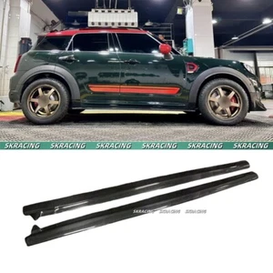 Divisor de extensión de faldones laterales de carbono para Mini Cooper Countryman JCW F60 18-23 - Imagen 1 de 17