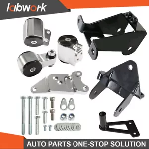 Labwork Engine Motor Mount K20 K24 FA FG For 06-11 Honda Civic Acura Coupe Si - Picture 1 of 12