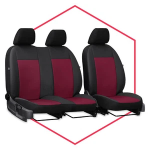 Fundas de asiento de coche a medida fundas protectoras de asiento coche BUS para Hyundai H350 (15-18) 1+2 - Imagen 1 de 7
