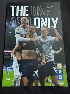 Preston North End v Cardiff City Championship programme 2024/25 08/04/25 - Picture 1 of 2