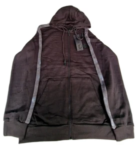 Soul Star Full Zip Hooded Top Fleece Sweatshirt Hoodie Black (S) - Picture 1 of 7