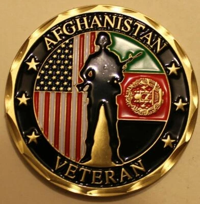 AFGHANISTAN VETERAN Challenge Coin (Eagle Crest 2530) - Image 1 of 3