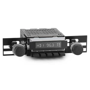 1964-69 Plymouth Barracuda Redondo RS Radio RetroSound AUX AM FM Black - Bild 1 von 6